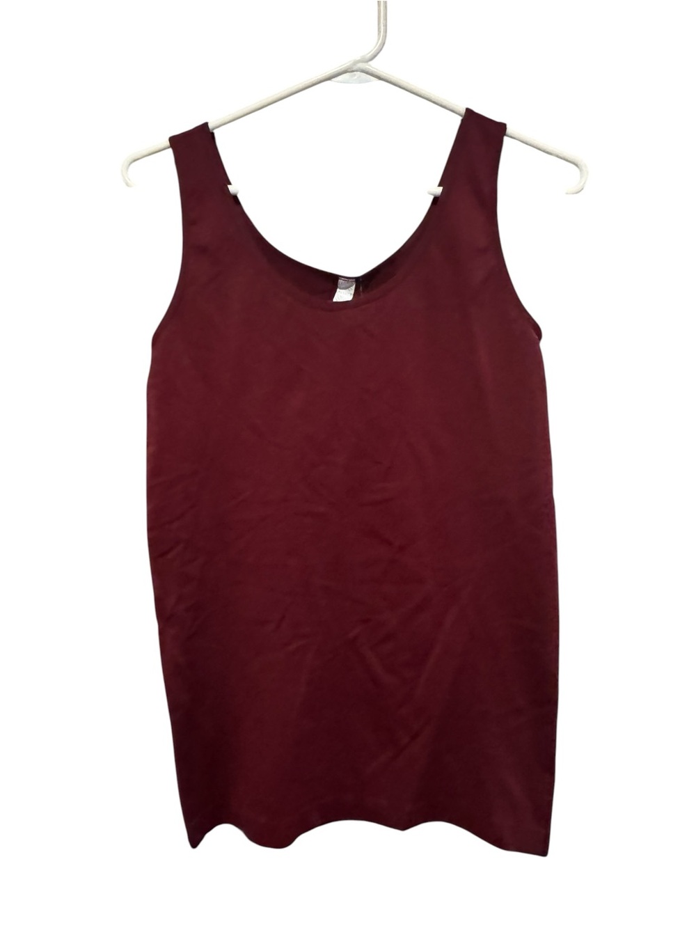 Yelete Women's Burgundy Scoop Neck Tank‎ Top